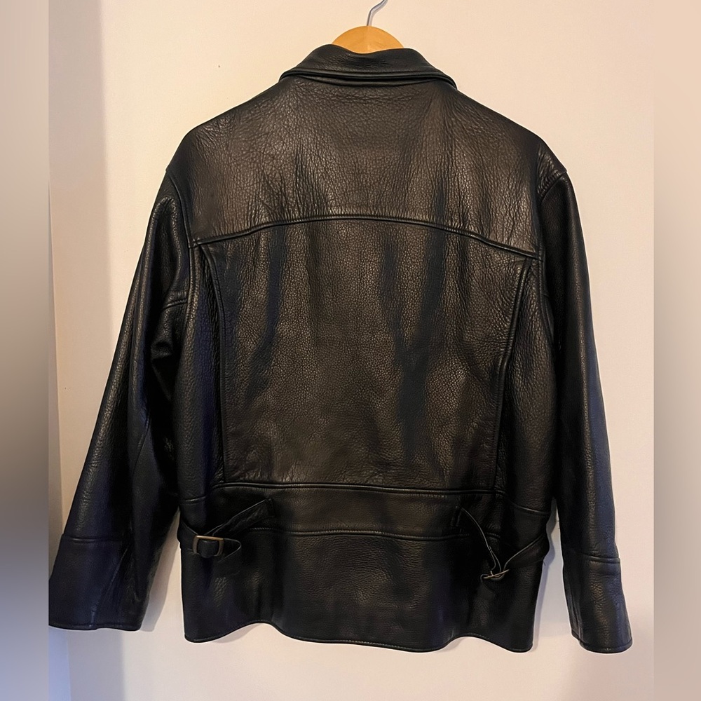 Vintage ROOTS Sporting Goods 100% Leather Jacket - Small Unisex - Picture 7 of 12